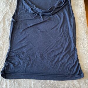 Kettlewell Navy Blue Sleeveless Top Betty cowl tank size XL